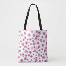 Sac fourre-tout rose fleuri