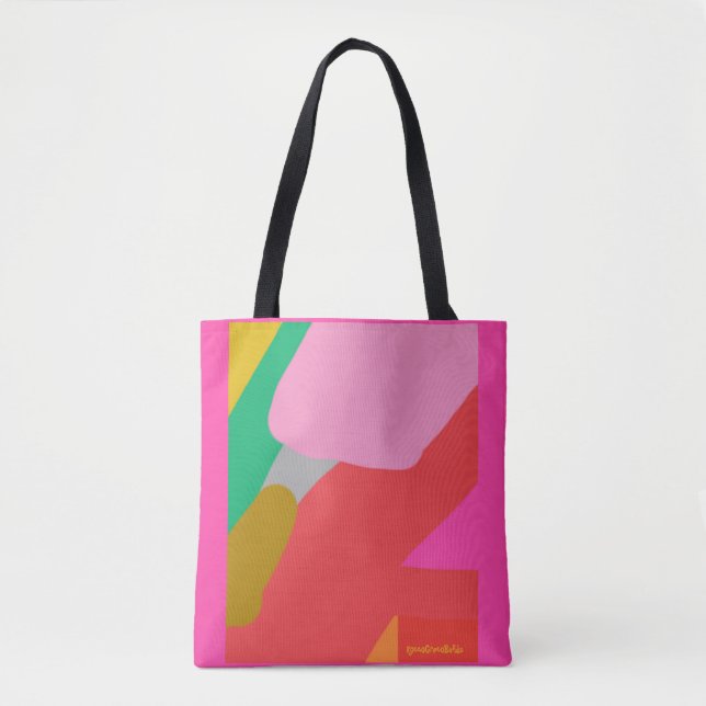 Sac fourre-tout rose Garden Riff (Devant)