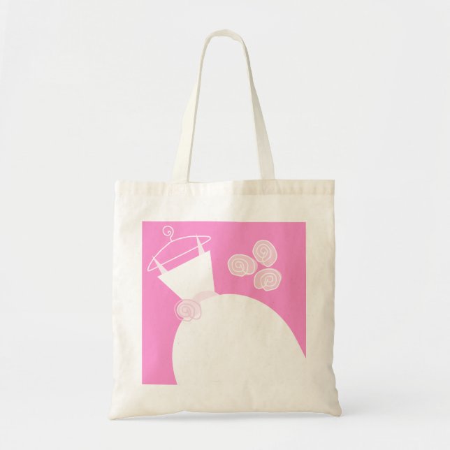 sac fourre-tout rose mariage Gown (Devant)
