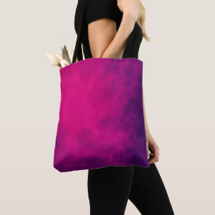 Sac fourre-tout rose néon personnalisé