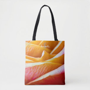 Sac fourre-tout rose orange
