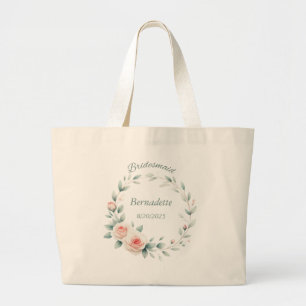 Sac fourre-tout rose rose de la domestique personn