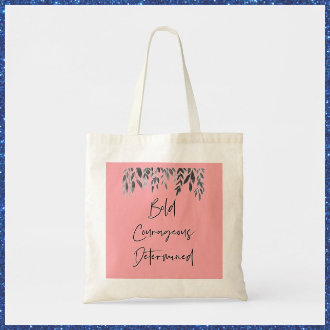 Sac fourre-tout rose tendance gras courageux déter (Créateur téléchargé)