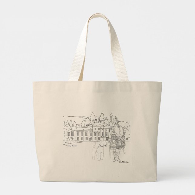 Sac fourre-tout Rossdhu Mansion Écosse (Dos)