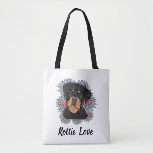 Sac fourre-tout Rottie Love – Art de Rottweiler fa