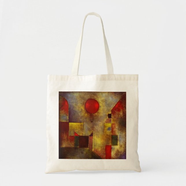 Sac fourre-tout rouge à ballon de Paul Klee (Devant)