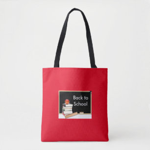 Sac fourre-tout rouge Back to School Red Book