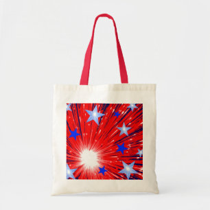 Sac fourre-tout rouge blanc