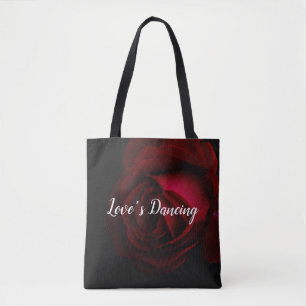 Sac fourre-tout rouge noir