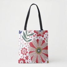 Sac fourre-tout, Rouges vibrantes, La nature inspi