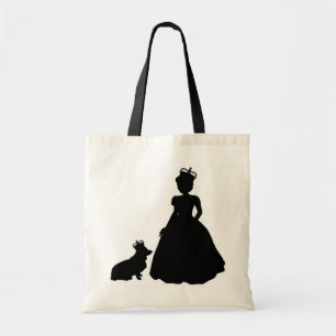 Sac fourre-tout royal à reine et à corgi