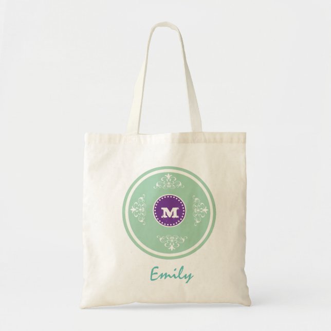 Sac fourre-tout-Sage préféré de mariage monographi (Devant)