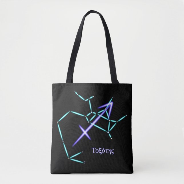 Sac fourre-tout Sagittaire Constellation Zodiaque (Devant)