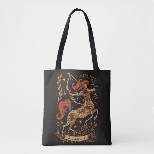 Sac fourre-tout Sagittarius Céleste Zodiaque Art (Devant)