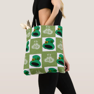 Sac fourre-tout Saint Patrick's Day Coeurs Casquet