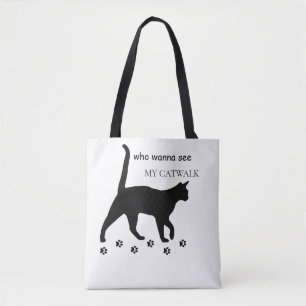 Sac fourre-tout Sassy Catwalk Amusant et éco-ami