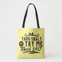 Sac fourre-tout sassy et sarcastique avec attitude