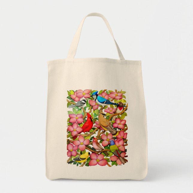 Sac fourre-tout sauvage coloré à épicerie (Devant)