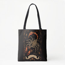 Sac fourre-tout Scorpio Celestial Zodiac Art