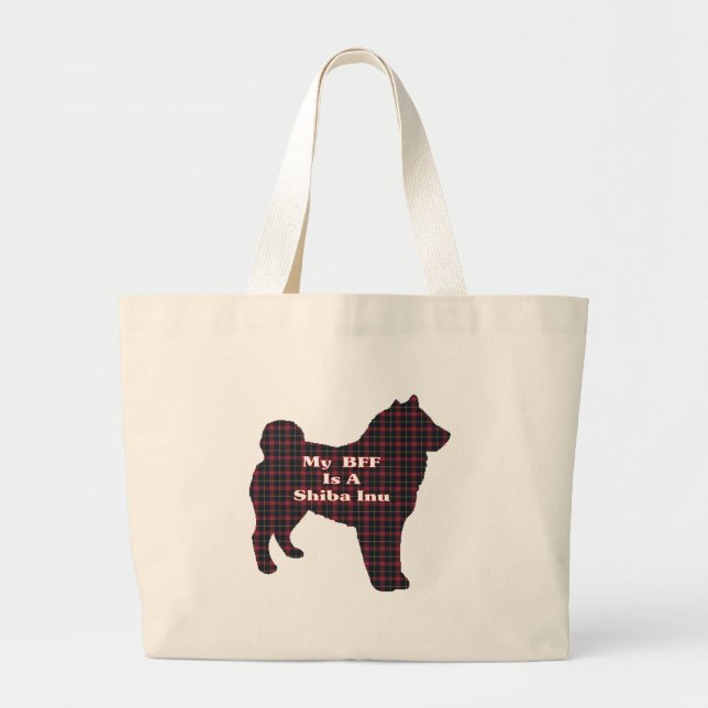 Sac fourre-tout Shiba Inu BFF (Devant)