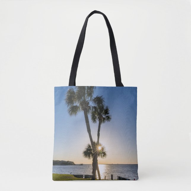 Sac fourre-tout Silhouette Ciseaux Palm Tree (Devant)