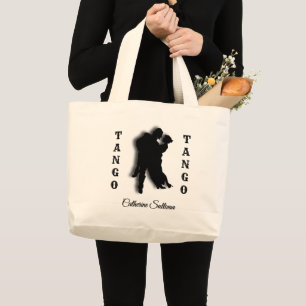 Sac fourre-tout silhouette de danse tango personna