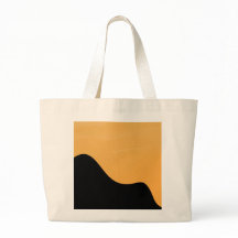 Sac fourre-tout silhouette de montagne au coucher