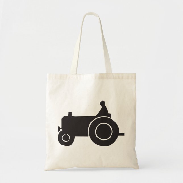 Sac fourre-tout Silhouette du tracteur (Devant)
