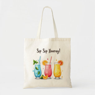Sac fourre-tout 🍋 Sip Sip Hooray Boissons d'été