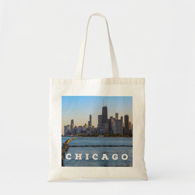 Sac fourre-tout Skyline de Chicago (Devant)