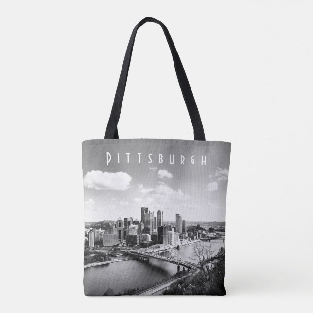 Sac fourre-tout Skyline de Pittsburgh (Dos)