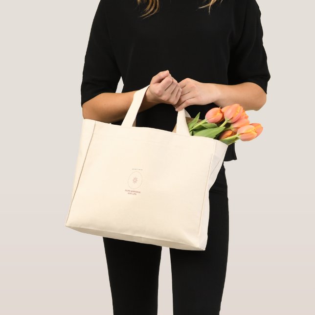 Sac fourre-tout Slow Mornings Soft Life Aesthetic (Devant (produit))