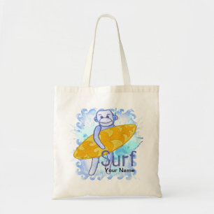 Sac fourre-tout Sock Monkey Surfer