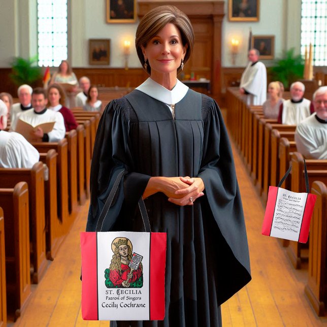 Sac fourre-tout St. Cecilia avec Hymn Board (Nurem (Créateur téléchargé)