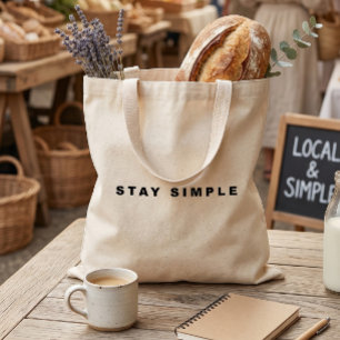 Sac fourre-tout Stay Simple Esthétique minimalis