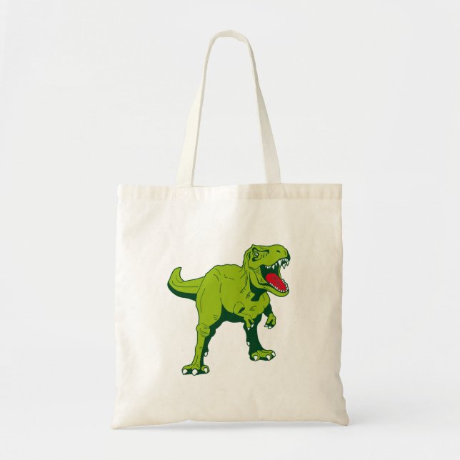 sac fourre-tout stylisé Tyrannosaurus rex (Devant)