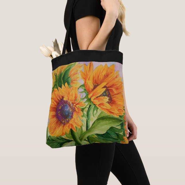 Sac fourre-tout Sun Flower (De près)