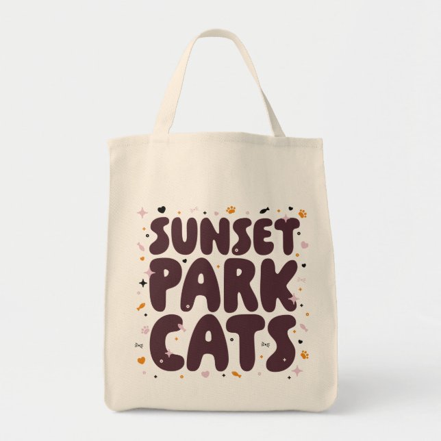 Sac fourre-tout Sunset Park Cats (Devant)