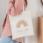 Sac fourre-tout super Bohemian Rainbow Bridesmaid<br><div class="desc">La Collection Super de Bohême - une collection unique et attrayante qui mêle les fleurs rétro et l'arc-en-ciel avec une palette neutre et terreuse, apportant une touche de style hippie des années 70. Cette collection est parfaite pour ceux qui apprécient la beauté de la nature et le style de vie...</div>