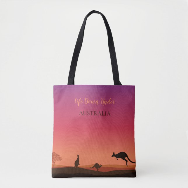Sac fourre-tout sur le thème de l'Australie et du  (Devant)