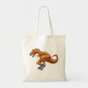 Sac fourre-tout T-rex sur le dinosaure de bande