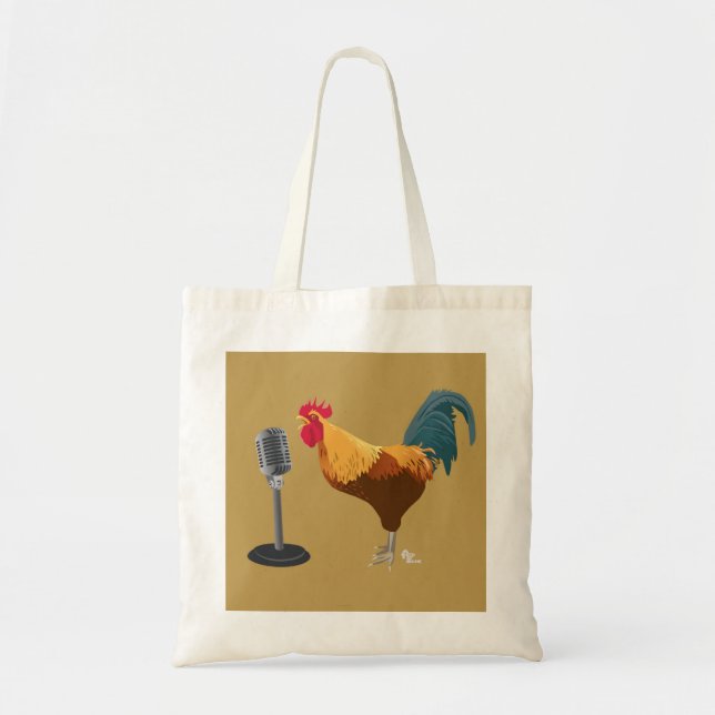 Sac fourre-tout Tan à coq (Devant)