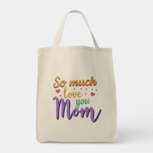 Sac fourre-tout, tant d'amour maman (Dos)