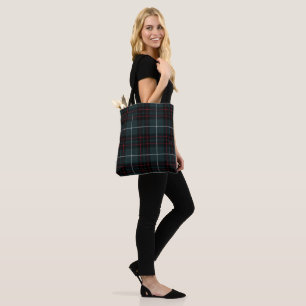Sac fourre-tout tartan blanc rouge