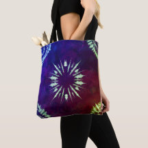 Sac fourre-tout teint en violet
