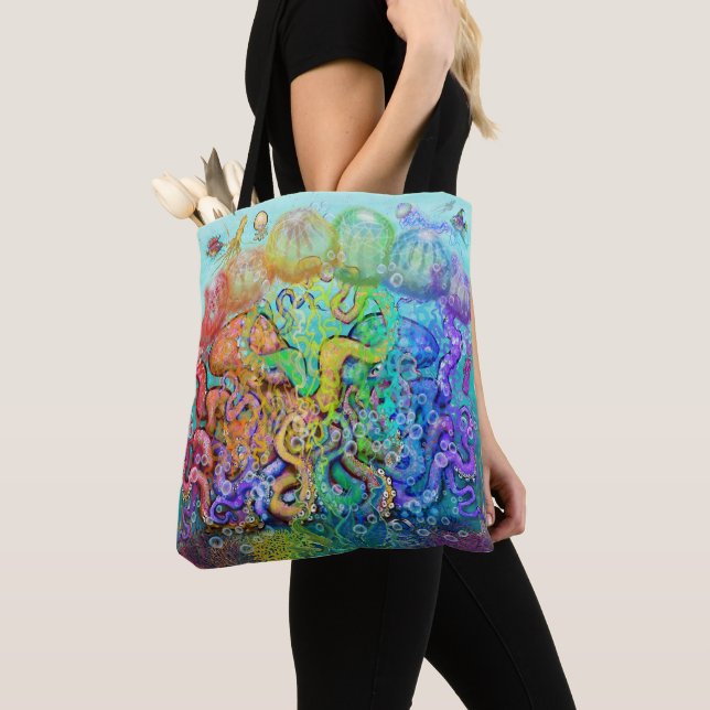 Sac fourre-tout Tentacles (De près)