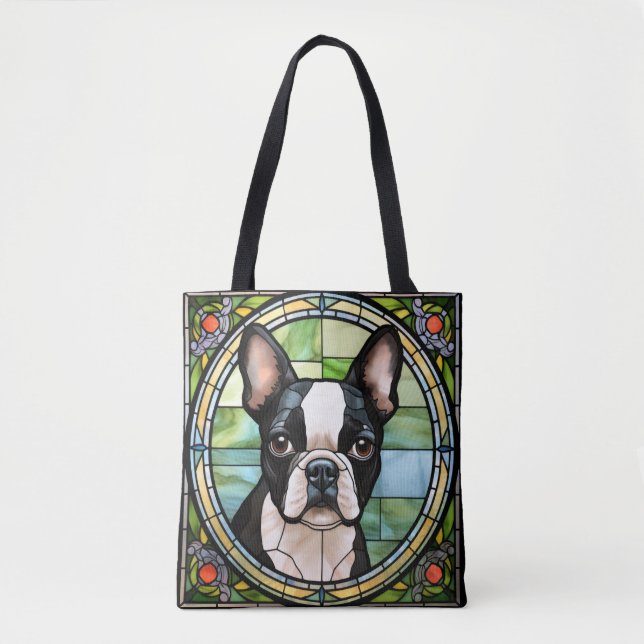 Sac fourre-tout Terrier de Boston (Devant)