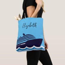 Sac fourre-tout thème Croisière bleue