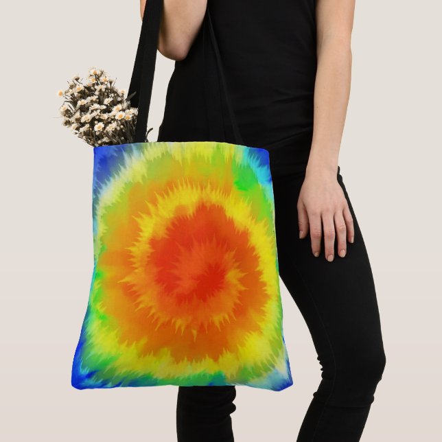 Sac fourre-tout Tie Dye (De près)