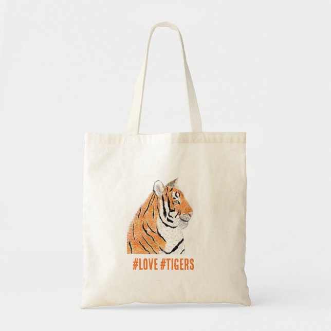 Sac fourre-tout tigre (Devant)